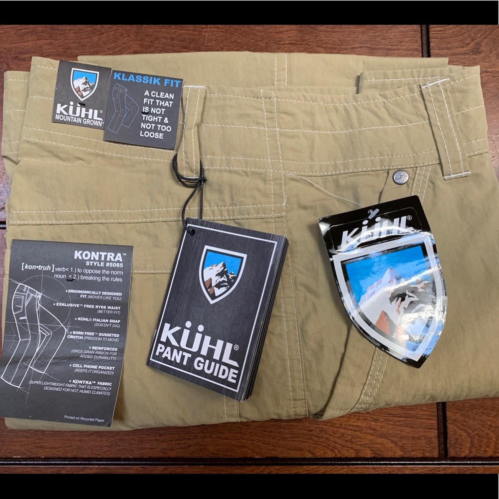Kuhl kontra air pants 32x34 (Khaki)